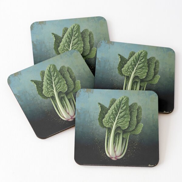Item preview, Chard Sparkles - Vintage Botanical Art designed and sold by AlruniaAhnArt meets BrainChaosPrints.