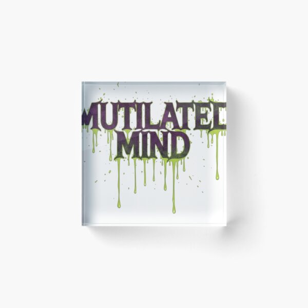 Item preview, Mutilated Mind – Gothic Slime Typography Design designed and sold by Dogandesighn.