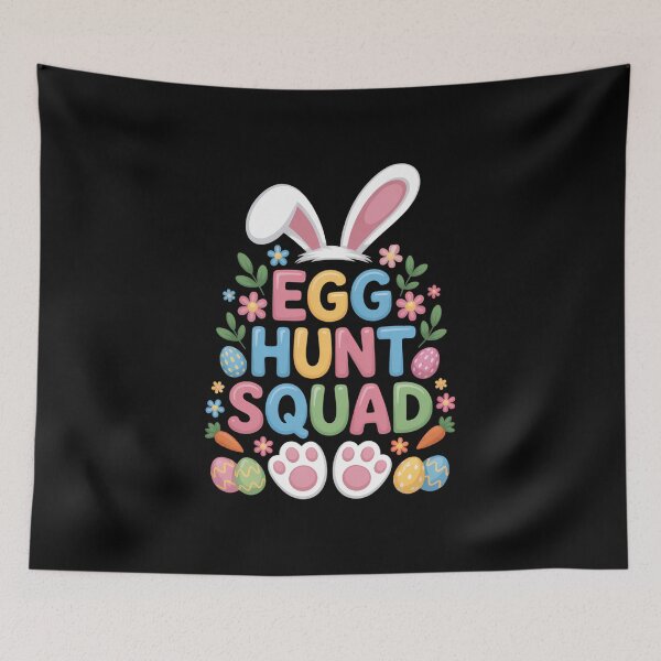 Item preview, Egg Hunt Squad Bunny Happy Easter Day designed and sold by FaithAbbott.