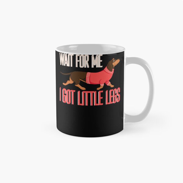 Aperçu de l'œuvre Attends-moi, j'ai des petites jambes ! Humour drôle et mignon sur les jambes courtes créée et vendue par StaticMood.