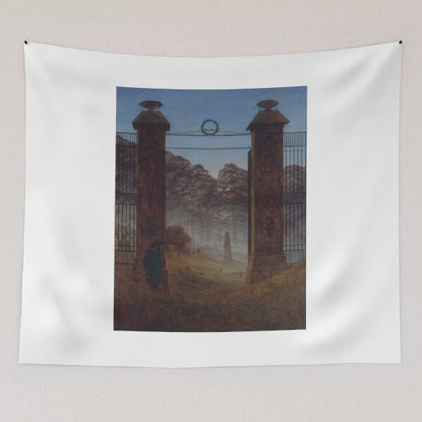 Item preview, The Cemetery (c. 1825) – Caspar David Friedrich designed and sold by Art Outlaws.