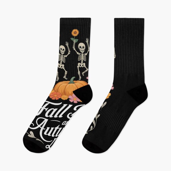 Item preview, Fall Brezee And Autumn Leaves Skeleton Dancing Pumpkin Funny designed and sold by Slwankol.
