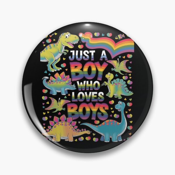 Item preview, Womens Just a boy who loves boys Gay Pride Dinosaur Theme LGBT Flag  designed and sold by joyouartArt.