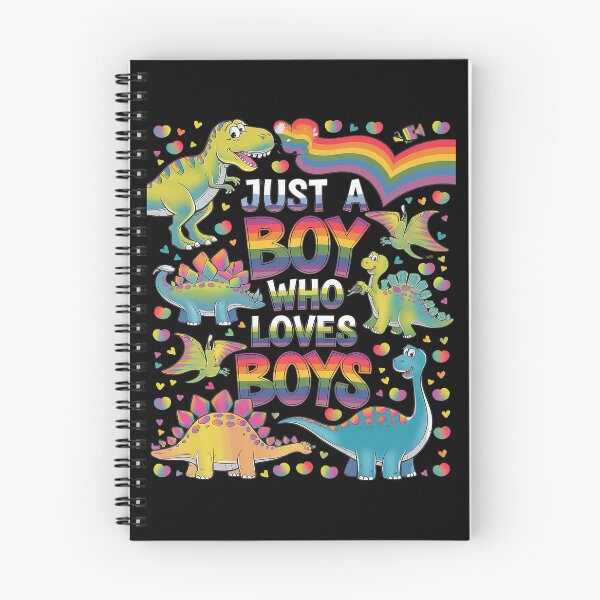 Item preview, Womens Just a boy who loves boys Gay Pride Dinosaur Theme LGBT Flag  designed and sold by joyouartArt.