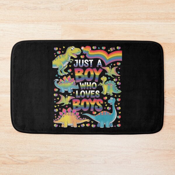 Item preview, Womens Just a boy who loves boys Gay Pride Dinosaur Theme LGBT Flag  designed and sold by joyouartArt.
