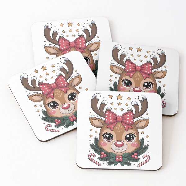 Item preview, Reindeer Christmas Matching Boy and Girl Holiday Deer designed and sold by FaithAbbott.