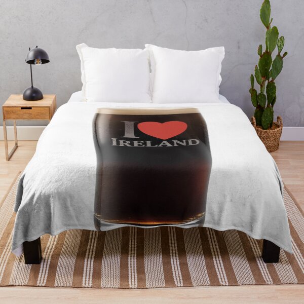 Item preview, I Love Ireland Stout Beer Glass Irish Pride designed and sold by RDproject.