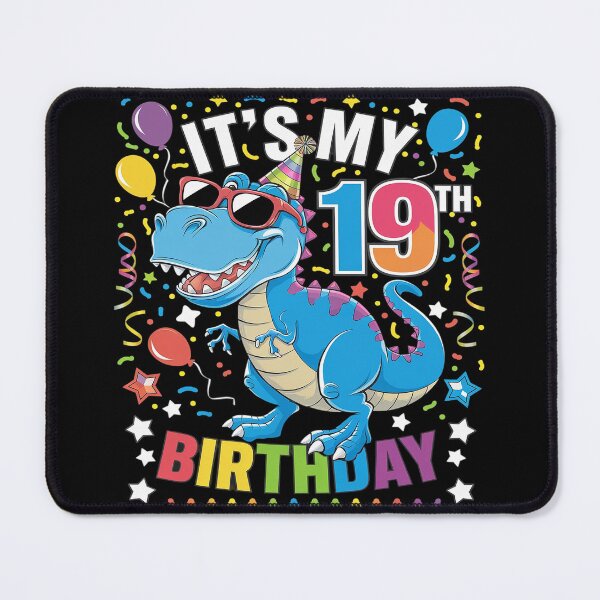 Item preview, 19th Birthday Boys 19yr 19 Year Old Dinosaur T-Rex designed and sold by joyouartArt.