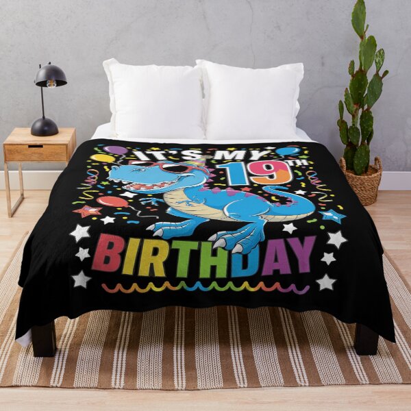 Item preview, 19th Birthday Boys 19yr 19 Year Old Dinosaur T-Rex designed and sold by joyouartArt.