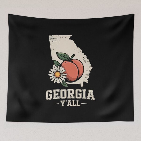 Item preview, Georgia Y' All Peach State Cherokee Rose Vacation Souvenir designed and sold by FaithAbbott.