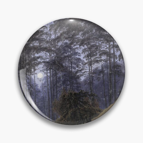 Item preview, Forest Interior by Moonlight (c. 1810) – Caspar David Friedrich designed and sold by Art Outlaws.