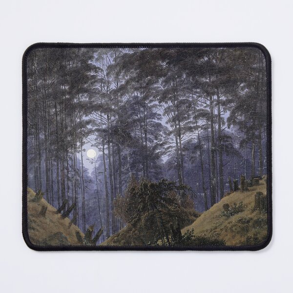 Item preview, Forest Interior by Moonlight (c. 1810) – Caspar David Friedrich designed and sold by Art Outlaws.