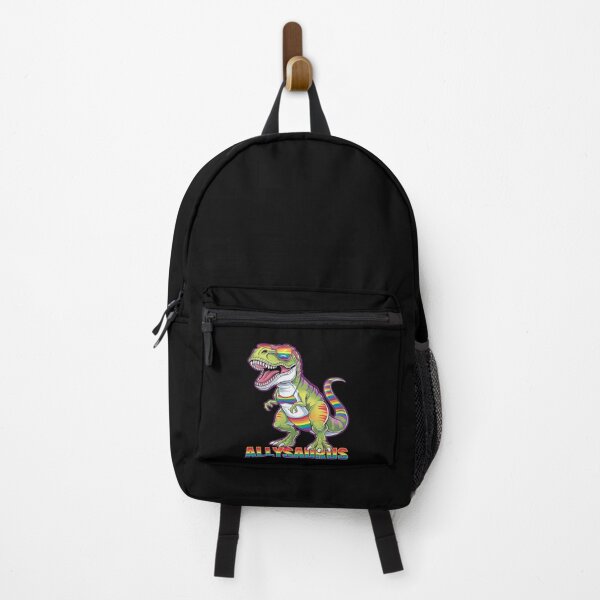 Item preview, Ally Saurus Gay Dinosaur Wearing LGBT Rainbow Glassess Flag  designed and sold by joyouartArt.