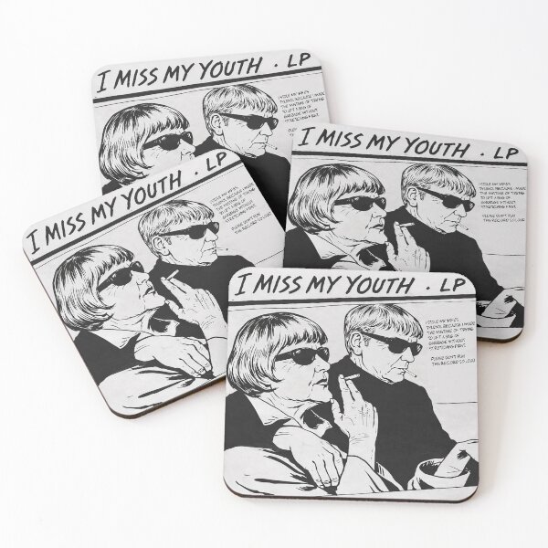 Item preview, I Miss My Youth – Aging Punk Comic Illustration designed and sold by DiamondSkyShirt.