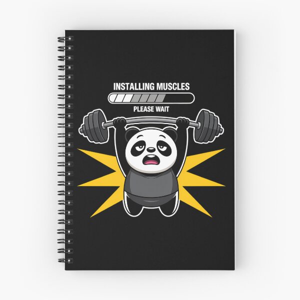 Item preview, Panda Installing Muscles Please Wait Gym Fitness designed and sold by FaithAbbott.