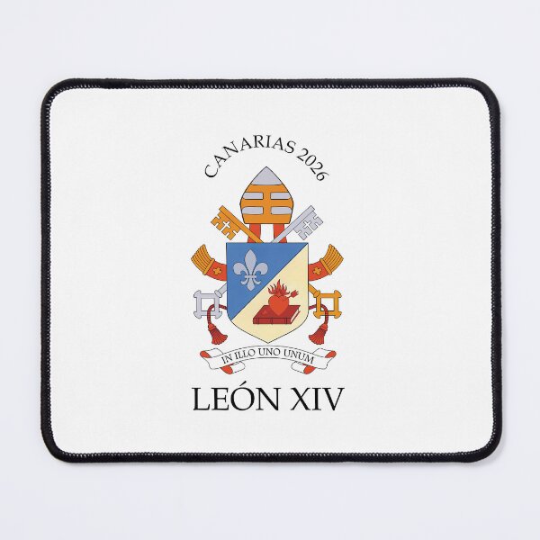 Item preview, Papal Visit to the Canary Islands - Spain. Pope Leo XIV, Canary Islands 2026. Heraldic Shield designed and sold by charlypicazo.