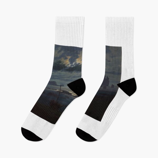 Item preview, Northern Sea in the Moonlight (c. 1823) – Caspar David Friedrich designed and sold by Art Outlaws.