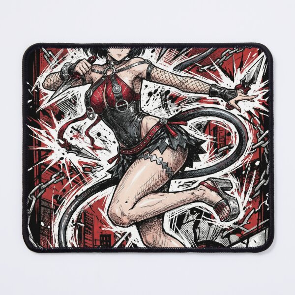 Item preview, Jane Doe New Skin Zenless Zone Zero ZZZ Public Security Physical Anomaly Rat Thiren Tail Blade Infiltrator Shield Dash Fan Art Portrait Poster T-Shirt Sticker Gift designed and sold by Senpaiwaves.