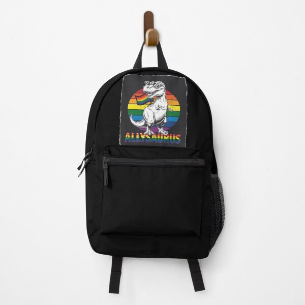 Item preview, Womens Allysaurus LGBT Dinosaur Rainbow Flag Ally LGBT Pride  designed and sold by angolinnArt.