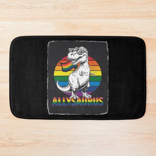Item preview, Womens Allysaurus LGBT Dinosaur Rainbow Flag Ally LGBT Pride  designed and sold by angolinnArt.