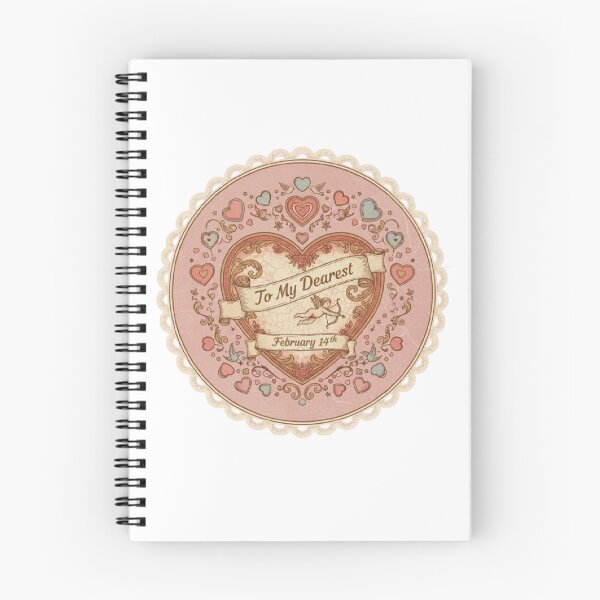 Item preview, Vintage Heart Design Valentines Angel Pink Love Couple Heart Red designed and sold by SamiraArts.