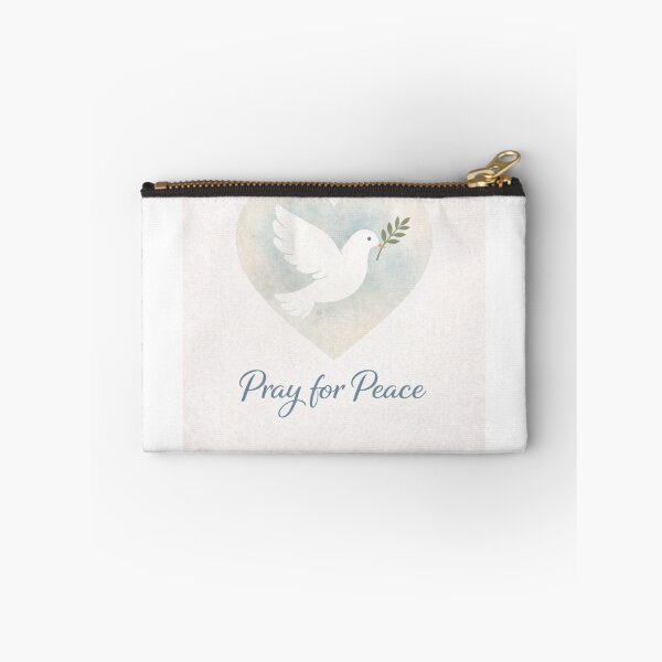 Item preview, Pray for Peace – Dove and Olive Branch Illustration designed and sold by Zampettalibera.