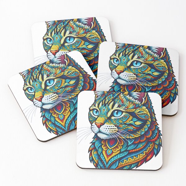 Item preview, Mandala Cat – Intricate Zen Line Art Illustration designed and sold by Jhunell.
