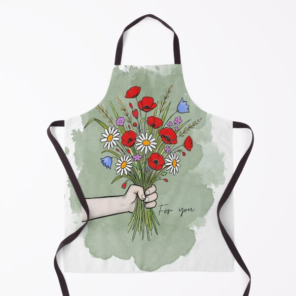 Item preview, Flover Bouquet – Hand Drawn Wildflowers “For You” Gift Art designed and sold by SawaOne.