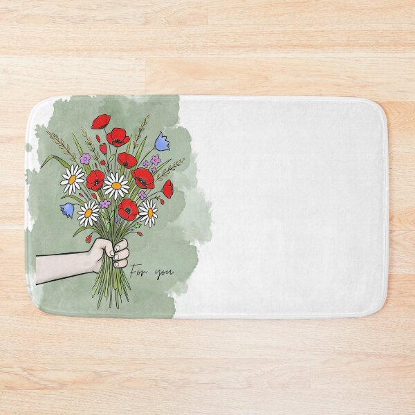 Item preview,  Flover Bouquet – Hand Drawn Wildflowers “For You” Gift Art designed and sold by SawaOne.