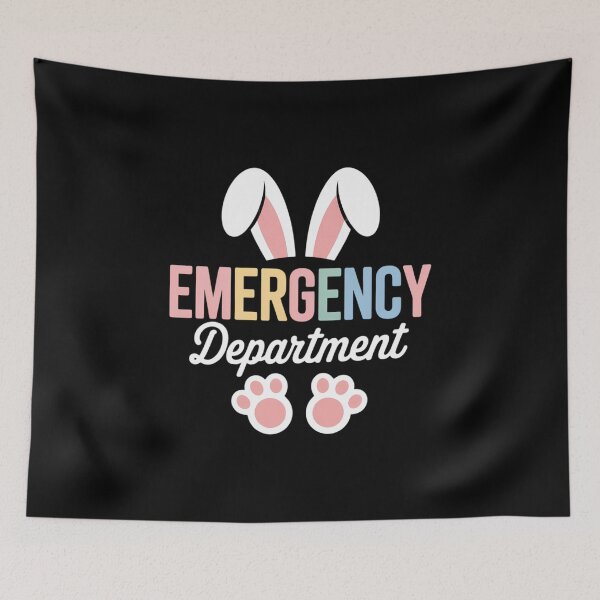 Item preview, Emergency Department Easter Bunny ER Nurse Easter Day designed and sold by FaithAbbott.