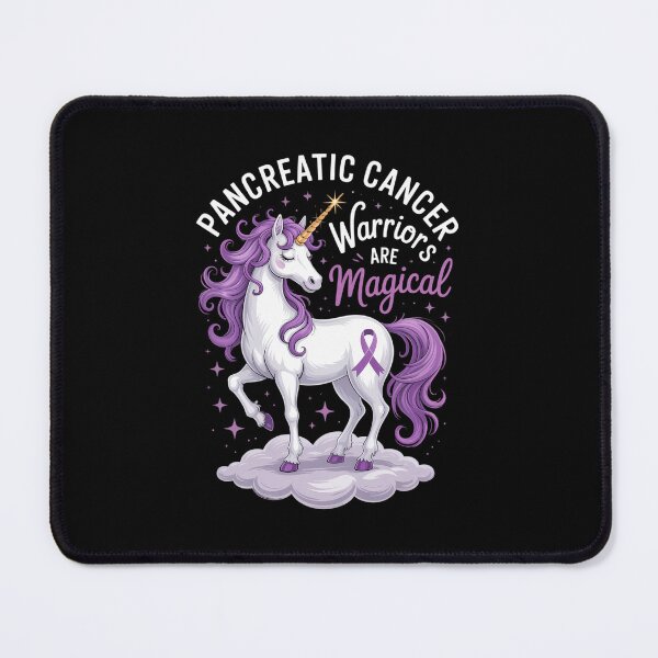 Item preview, Unicorn Purple Ribbon Pancreatic Cancer Warrior Are Magical designed and sold by FaithAbbott.
