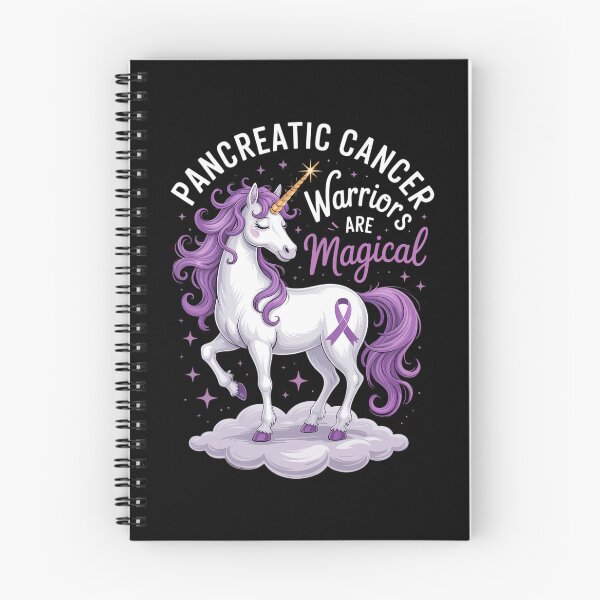 Item preview, Unicorn Purple Ribbon Pancreatic Cancer Warrior Are Magical designed and sold by FaithAbbott.