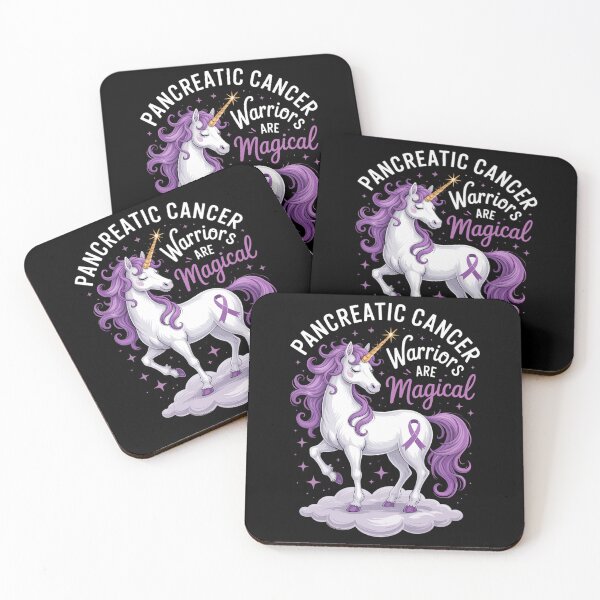 Item preview, Unicorn Purple Ribbon Pancreatic Cancer Warrior Are Magical designed and sold by FaithAbbott.