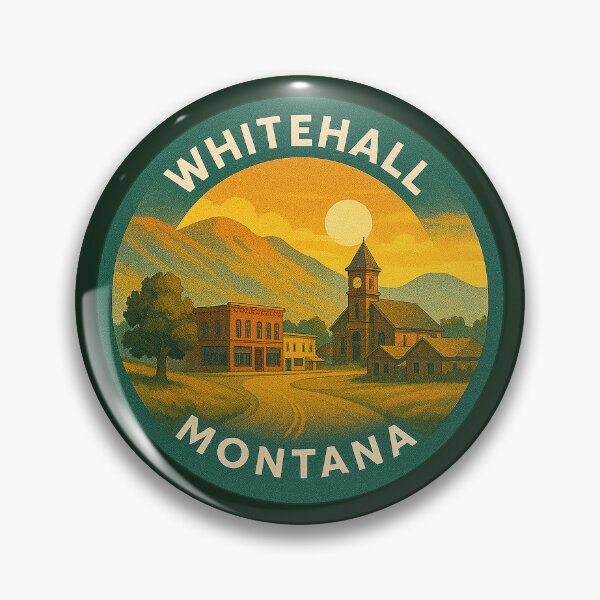 Item preview, Whitehall Montana USA Vintage Travel  designed and sold by Thistle-TShop.