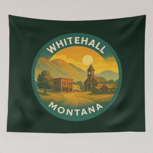 Item preview, Whitehall Montana USA Vintage Travel  designed and sold by Thistle-TShop.