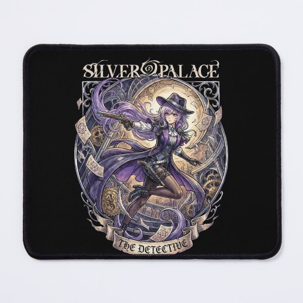 Item preview, Silver Palace Detective The Raven's Claws - Lavender Hair Raven Motif Great Detective Victorian Action RPG Fan Art designed and sold by Senpaiwaves.
