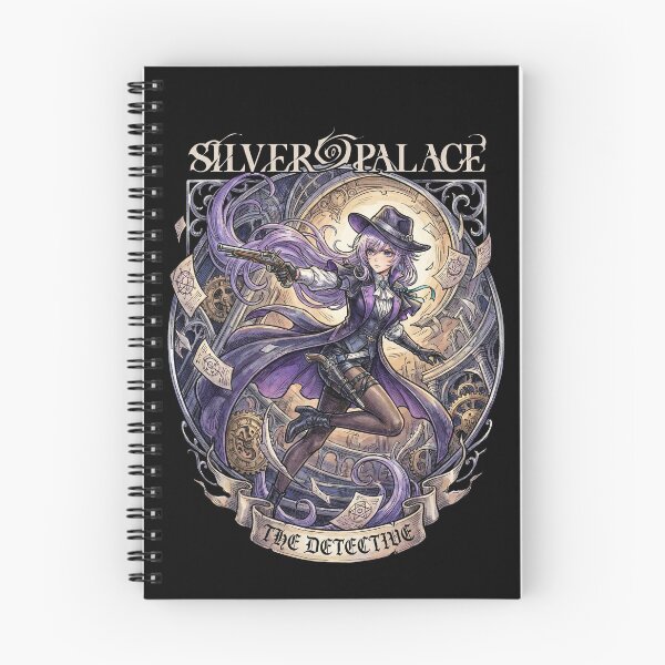 Item preview, Silver Palace Detective The Raven's Claws - Lavender Hair Raven Motif Great Detective Victorian Action RPG Fan Art designed and sold by Senpaiwaves.