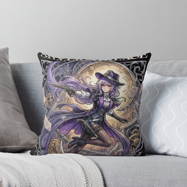 Item preview, Silver Palace Detective The Raven's Claws - Lavender Hair Raven Motif Great Detective Victorian Action RPG Fan Art designed and sold by Senpaiwaves.