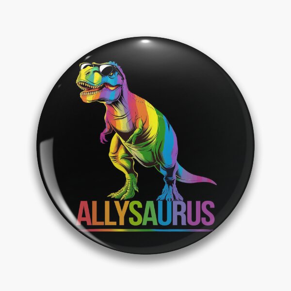 Item preview, Allysaurus Dinosaur T-Rex Rainbow Flag LGBT-Q Pride Month  designed and sold by joyouartArt.