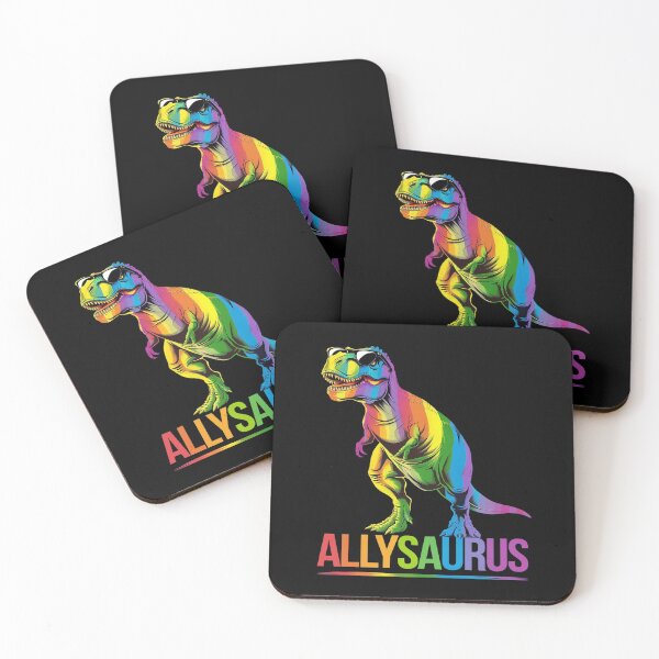 Item preview, Allysaurus Dinosaur T-Rex Rainbow Flag LGBT-Q Pride Month  designed and sold by joyouartArt.