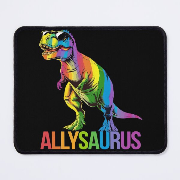 Item preview, Allysaurus Dinosaur T-Rex Rainbow Flag LGBT-Q Pride Month designed and sold by joyouartArt.