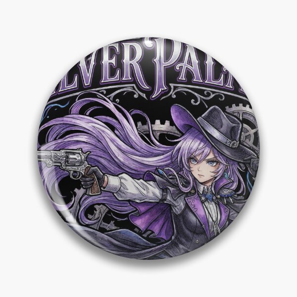Item preview, Silver Palace Detective The Raven's Claws - Lavender Hair Raven Motif Great Detective Victorian Action RPG Fan Art designed and sold by Senpaiwaves.