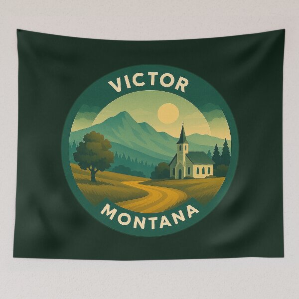 Item preview, Victor Montana USA Vintage Travel  designed and sold by Thistle-TShop.