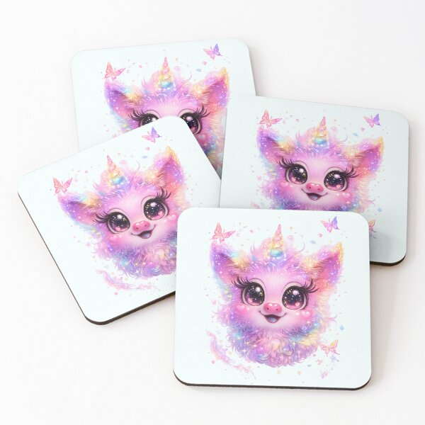 Item preview, Magical Rainbow Foxicorn – Cute Fantasy Kawaii Creature designed and sold by NB-Artmagic.