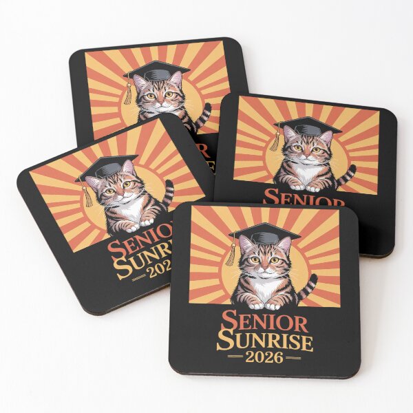 Item preview, Last First Day Senior Sunrise 2026 Graduation Cat designed and sold by angolinnArt.