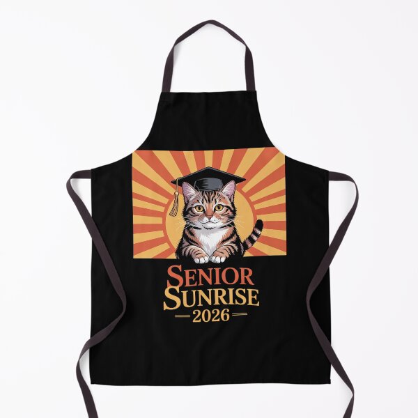 Item preview, Last First Day Senior Sunrise 2026 Graduation Cat designed and sold by angolinnArt.