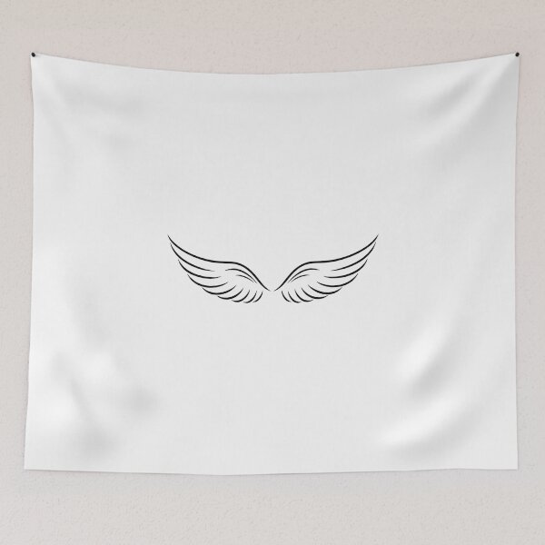 Item preview, Minimal Angel Wings – Soft Spiritual Aesthetic designed and sold by Napini.
