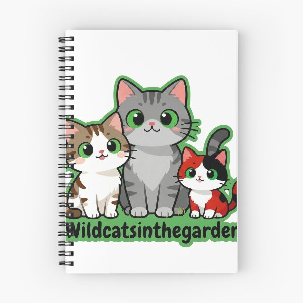 Item preview, Wildcatsinthegarden – Three Rescued Cats Logo designed and sold by DesignFrabu.