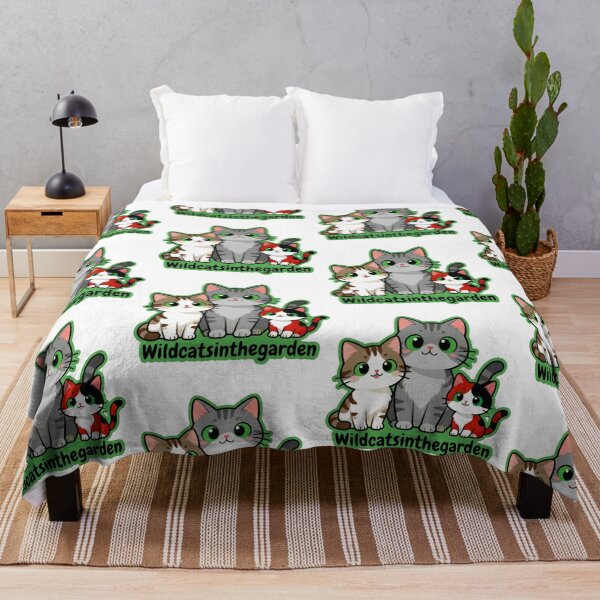 Item preview, Wildcatsinthegarden – Three Rescued Cats Logo designed and sold by DesignFrabu.