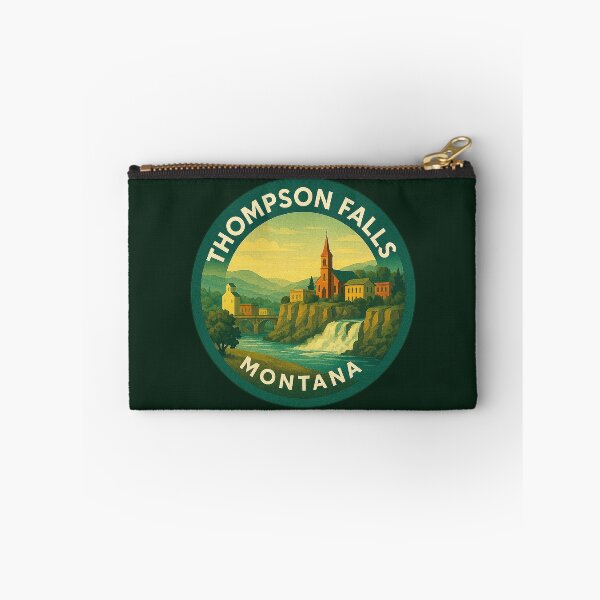 Item preview, Thompson Falls Montana USA Vintage Travel  designed and sold by Thistle-TShop.